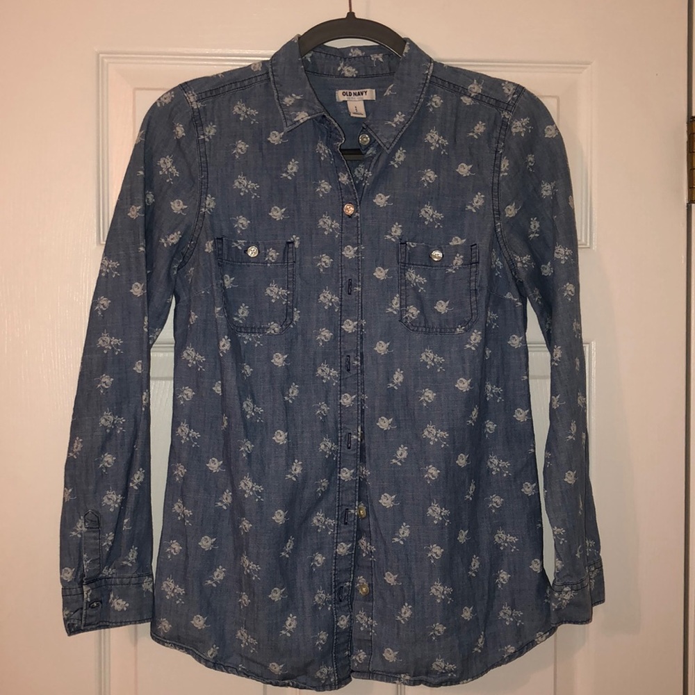 Floral Button Down Shirt